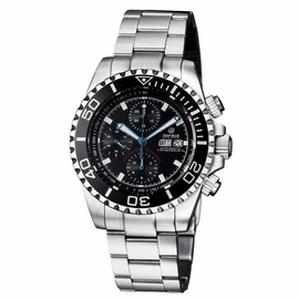 MASTER CHRONO 7750  AUTOMATIC DIVER BLACK DIAL