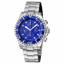 MASTER CHRONO 7750  AUTOMATIC DIVER BLUE 10 YEAR ANNIVERSARY EDITION