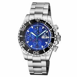 MASTER CHRONO 7750 AUTOMATIC DIVER DIAL DARK BLUE SUNRAY DIAL