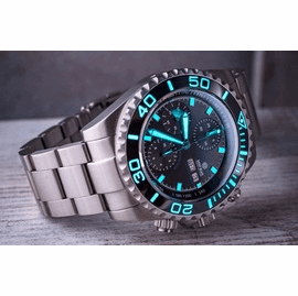 MASTER CHRONOGRAPH 15 YEAR ANNIVERSARY LIMITED EDITION  AUTOMATIC VALJOUX 7750 BRACELET 