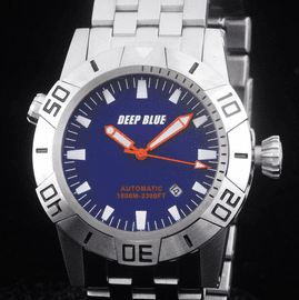 MASTER EXPLORER 1000m STEEL BLUE  ORANGE HANDS