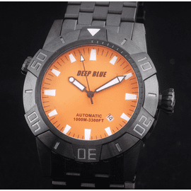 MASTER EXPLORER PVD 1000m Orange Black Hands