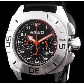 MASTER TIMER STRAP BLACK  ORANGE  HANDS