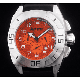 MASTER TIMER STRAP  ORANGE BLACK  HANDS
