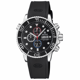 MASTER USA 1000 CHRONOGRAPH QUARTZ CHRONOGRAPH BLACK BEZEL - BLACK DIAL STRAP