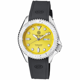 MILITARY DIVER 300 AUTOMATIC  SS DIVER SILVER CERAMIC EMBOSSED BEZEL YELLOW DIAL