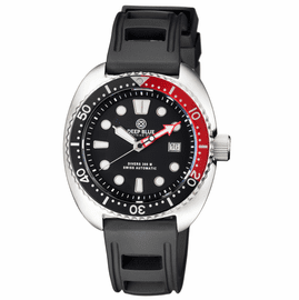 MILITARY DIVER 300 SWISS AUTOMATIC  DIVER BLACK/RED