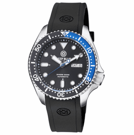 MILITARY DIVER 40MM BLACK/BLUE  BEZEL - BLACK DIAL - AUTOMATIC DIVER