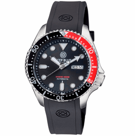 MILITARY DIVER 40MM BLACK/RED BEZEL - BLACK DIAL -  AUTOMATIC DIVER