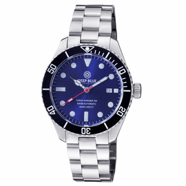OCEAN MARINER 300 40MM BLUE SUNRAY  DIAL SWISS AUTOMATIC BRACELET DIVER