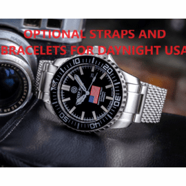OPTIONAL STRAPS & BRACELETS FOR DAYNIGHT USA PATRIOT