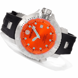 Orange Juggernaut Quartz 1000m Diver Silicon