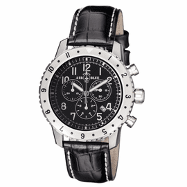 PILOTS PRO CHRONOGRAPH SS  BEZEL BLACK DIAL