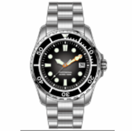  PRO DIVER 1K 1000M AUTOMATIC ALL PURPOSE DIVER BLACK DIAL BRACELET