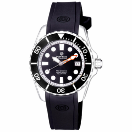 PRO DIVER 1K 1000M AUTOMATIC ALL PURPOSE DIVER BLACK WHITE RING DIAL STRAP  
