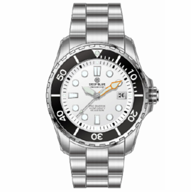 PRO DIVER 1K 1000M AUTOMATIC ALL PURPOSE DIVER WHITE DIAL STRAP  
