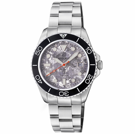 PRO DIVER 200 SILVER GREY TITANIUM CRYSTAL DIAL 42.5MM AUTOMATIC BRACELET DIVE WATCH
