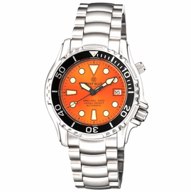 PRO MIL 1000 42MM AUTOMATIC BRACELET ORANGE DIAL