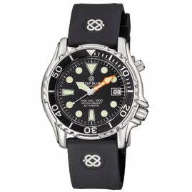 PRO MIL 1000 42MM AUTOMATIC SILICON STRAP BLACK DIAL