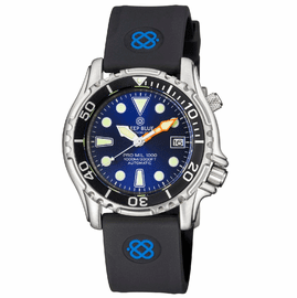 PRO MIL 1000 42MM AUTOMATIC SILICON STRAP BLUE DIAL