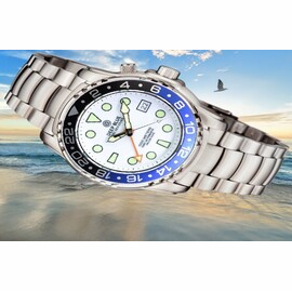 PRO SEA DIVER 1000M AUTO GMT AUTOMATIC BRACELET 