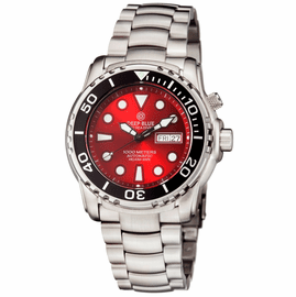  PRO SEA DIVER 1000M BRACELET  BLACK CERAMIC BEZEL RED DIAL