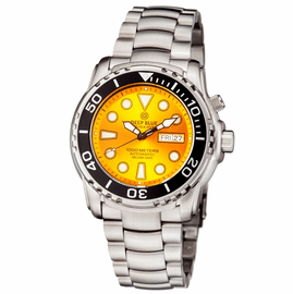 PRO SEA DIVER 1000M BRACELET BLACK CERAMIC BEZEL YELLOW DIAL 