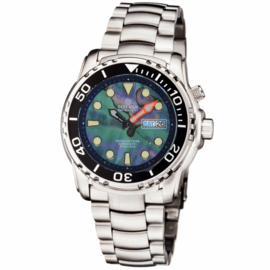 PRO SEA DIVER 1000M BRACELET CERAMIC BLACK BEZEL - ABALONE SHELL DIAL