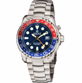 PRO SEA DIVER 1000M GMT AUTOMATIC RED/BLUE BEZEL BLUE DIAL  BRACELET