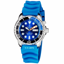 PRO TAC 1000M AUTOMATIC  DIVER 1/4 BEZELS /ORANGE BEZEL -4 COLORS