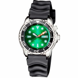 PRO TAC 1000M AUTOMATIC DIVER BLACK BEZEL -GREEN DIAL