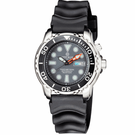 PRO TAC 1000M AUTOMATIC DIVER BLACK BEZEL - GREY  DIAL