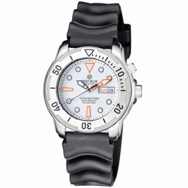 PRO TAC 1000M AUTOMATIC DIVER- SILVER BEZEL WHITE DIAL