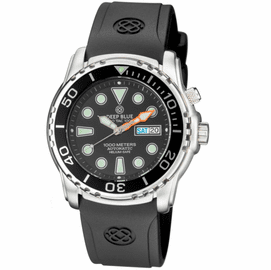 PRO TAC DIVER 1000M AUTOMATIC BLACK BEZEL BLACK DIAL
