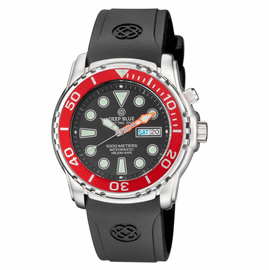 PRO TAC DIVER 1000M AUTOMATIC RED  BEZEL BLACK DIAL