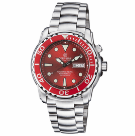 PRO SEA DIVER 1000M AUTOMATIC RED BEZEL RED DIAL BRACELET