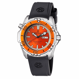 ProAqua 1000 Quartz Orange Bezel Orange Dial