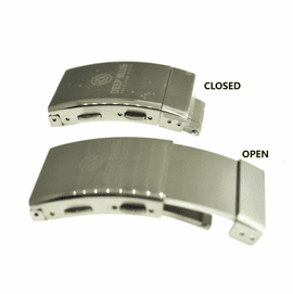 REPLACEMENT RATCHET CLASP DIVERS EXTENSION FOR DEEP BLUE 22MM OEM BRACELETS