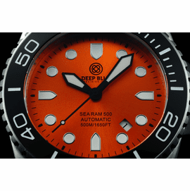 SEA RAM AUTOMATIC - BLACK/ORANGE