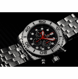 SEA RAM CHRONOGRAPH - WHITE/BLACK-BLACK/ORANGE