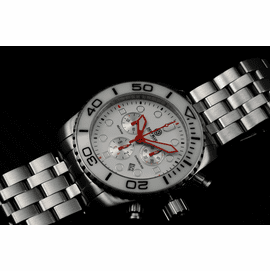 SEA RAM CHRONOGRAPH - WHITE/BLACK-ORANGE