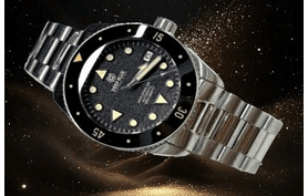 SKIN DIVER 300 AUTOMATIC 40MM VINTAGE TEXTURED DIAL -  DIVER CERAMIC BEZEL BRACELET