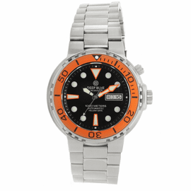 Sun Diver 3 1K Black dial Orange Bezel