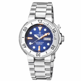 SunDiver 2 Silver Bezel Blue Dial