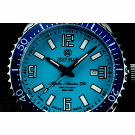 SWISS MADE ALPHA MARINE 500 T-100 TRITIUM