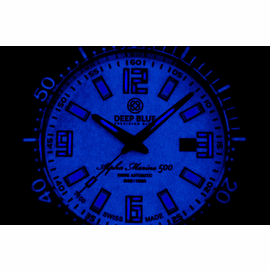 SWISS MADE ALPHA MARINE 500 T-100 TRITIUM