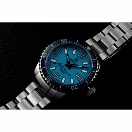 SWISS MADE ALPHA MARINE 500 T-100 TRITIUM - BLUE BLUE DIAL