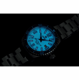 SWISS MADE ALPHA MARINE 500 T-100 TRITIUM - BLUE LUME