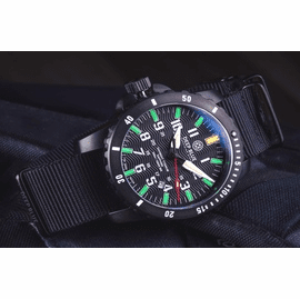 TITANIUM TRITIUM T-100 LEFTY DIVER QUARTZ DAYNIGHT COLLECTION