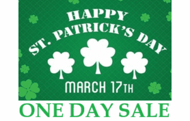 TODAY ONLY - ONE DAY SALE 3/17 - ST PATS - ALL GREEN WATCHES ON SALE